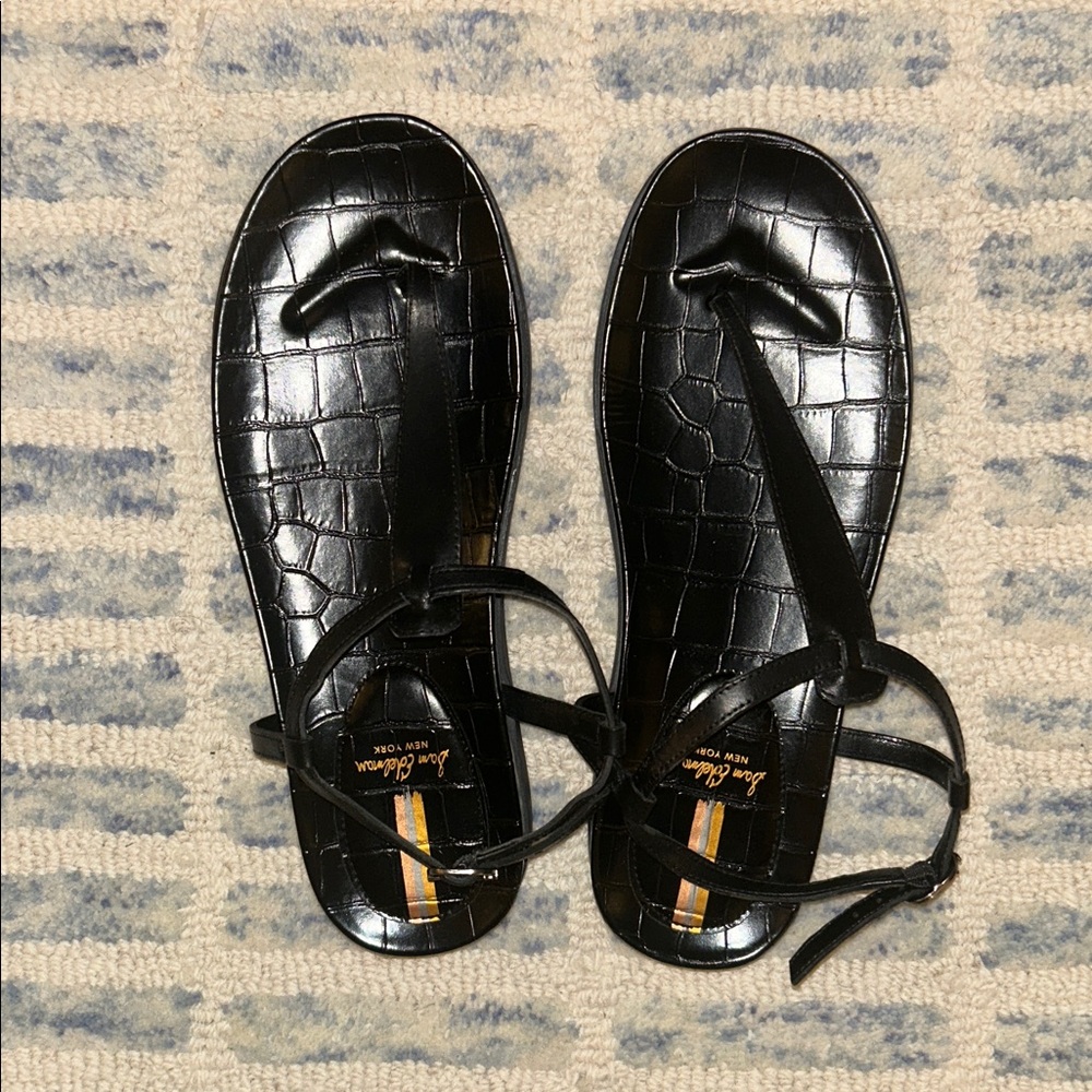 Sam Edelman Women's Naomi Sandal - 9 - Black